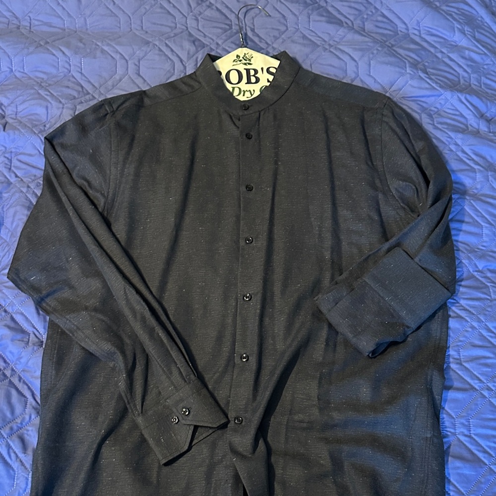 Black Button-Up Shirt